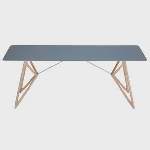 Tink Tafel linoleum 200x90 whitewash Smokey Blue