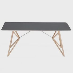 Tink Tafel linoleum 180x90 whitewash Nero