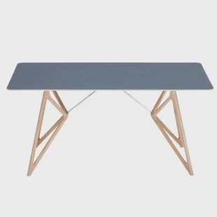 Tink Tafel linoleum 160x90 whitewash Smokey Blue