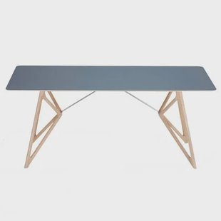 Tink Tafel linoleum 180x90 whitewash Smokey Blue