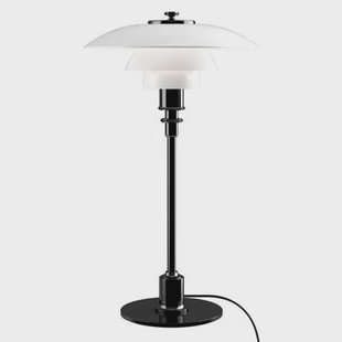 Louis Poulsen PH 3|2 tafellamp zwart gemetaliseerd