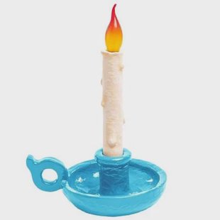 Bugia tafellamp oplaadbaar blauw