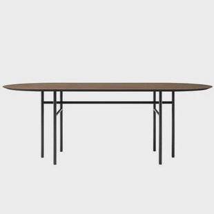 Audo Copenhagen Snaregade Oval tafel 210x95 donker eiken