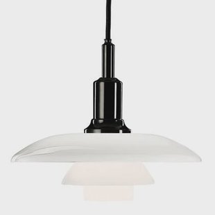 PH 3|2 hanglamp Ø28.5 zwart gemetaliseerd