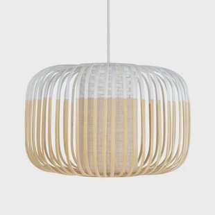 Forestier Bamboo Light hanglamp Ø35 small wit Forestier Bamboo Light hanglamp Ø35 small wit