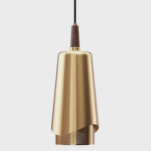 Audo Copenhagen Umanoff hanglamp messing|walnoot