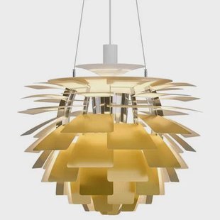 Louis Poulsen PH Artichoke hanglamp Ø60 LED messing Louis Poulsen PH Artichoke hanglamp Ø60 LED messing
