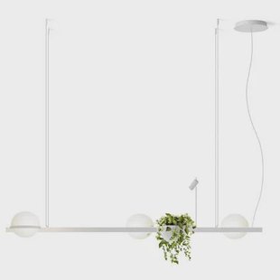 Palma 3736 hanglamp LED met plantenbak wit