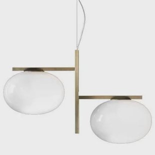 Oluce Alba 2 hanglamp messing