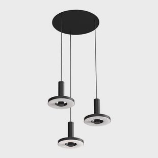 Beads 3 cluster hanglamp LED Ø56,1 zwart