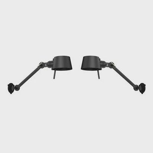 Bolt Bed Sidefit wandlamp install set van 2 Smokey Black