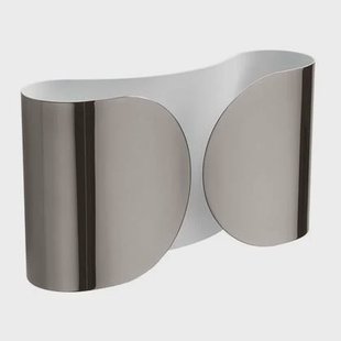 Foglio wandlamp zwart nikkel