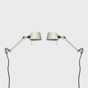 Bolt Bed Sidefit wandlamp met stekker set van 2 Ash Grey