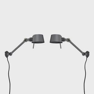 Tonone Bolt Bed Sidefit wandlamp met stekker set van 2 Midnight Grey