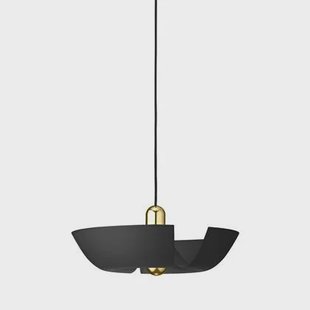 Cycnus hanglamp Ø45 zwart|goud