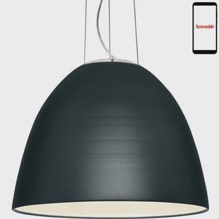 Artemide Nur hanglamp Ø55 LED dimbaar via smartphone mat antraciet Artemide Nur hanglamp Ø55 LED dimbaar via smartphone mat antraciet
