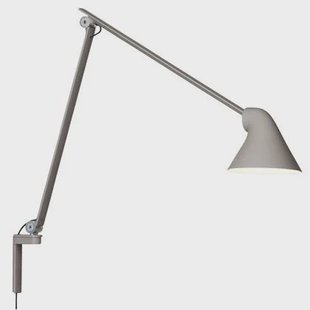 Louis Poulsen NJP long arm wandlamp LED grijs Louis Poulsen NJP long arm wandlamp LED grijs