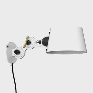 Bolt Sidefit Mini wandlamp met stekker Pure White