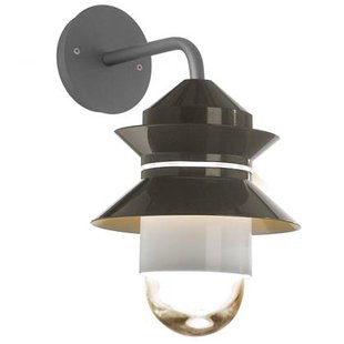 Marset Santorini A Fixed Stem wandlamp grijs Marset Santorini A Fixed Stem wandlamp grijs