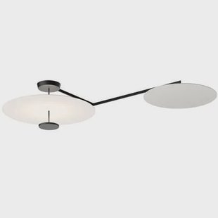 Flat 5924 plafondlamp LED White, Grey L1