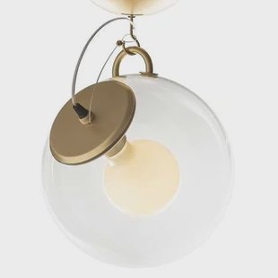 Artemide Miconos plafondlamp Ø30 goud Artemide Miconos plafondlamp Ø30 goud