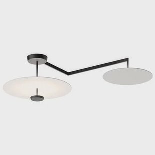 Vibia Flat 5910 plafondlamp LED White, Grey L1 Vibia Flat 5910 plafondlamp LED White, Grey L1
