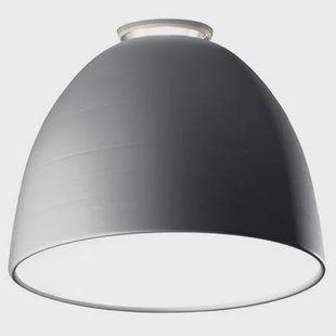 Nur Mini plafondlamp Ø36 mat aluminium