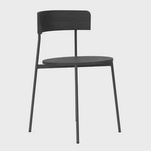 FÉST Friday stoel zwart ongestoffeerd