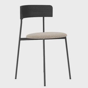 FÉST Friday stoel zwart Alpine 01 natural