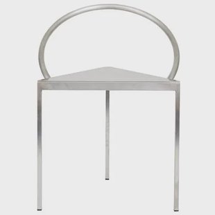 Frama Triangolo eetkamerstoel roestvrijstaal