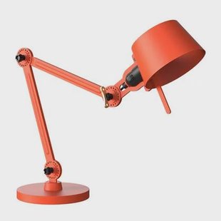 Bolt 2 Arm bureaulamp small Striking Orange