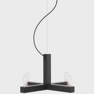 King Arthur kroonluchter Ø60 zwart