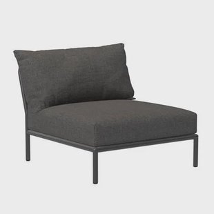 Houe Level2 fauteuil frame donkergrijs stof dark grey Houe Level2 fauteuil frame donkergrijs stof dark grey