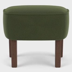 Audo Copenhagen Ingeborg voetenbank donker eiken Grand Mohair 8205