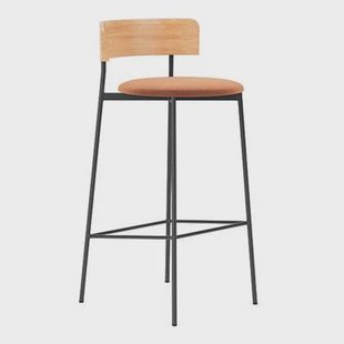 FÉST Friday barkruk 75 naturel Royal 160 magnolia