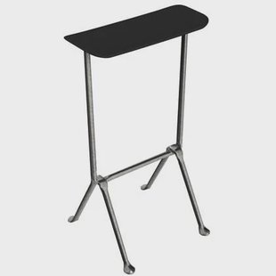 Magis Officina barkruk H75 polypropylene zink|zwart