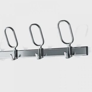 Birds on a Wire wandkapstok drie haken zilver