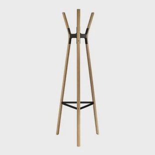 Steelwood Coat Stand kapstok zwart|beuken