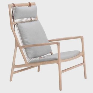 Dedo lounge chair whitewash Main Line Flax Newbury 10