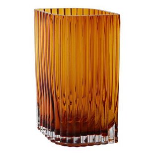 AYTM Folium vaas large amber AYTM Folium vaas large amber
