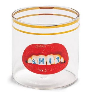 Toiletpaper glas Shit