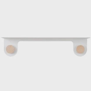 Gazzda Hook wandplank 50 wit Gazzda Hook wandplank 50 wit