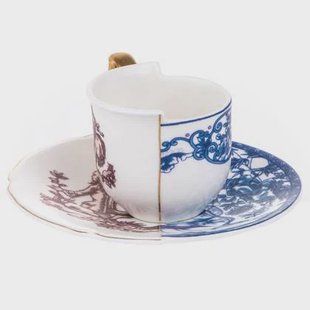 Hybrid koffiekop en schotel Eufemia