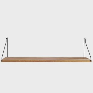 Frama Shelf wandplank 80x20 naturel|zwart