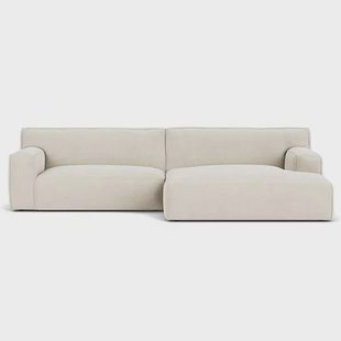 Clay bank met longchair rechts Soil 01 natural