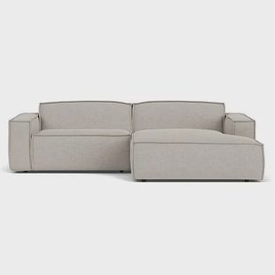 Edge bank met longchair rechts Sydney 22 beige