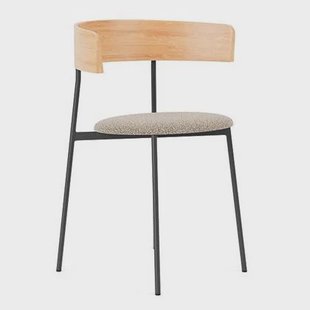 FÉST Friday stoel met armleuning naturel Alpine 01 natural