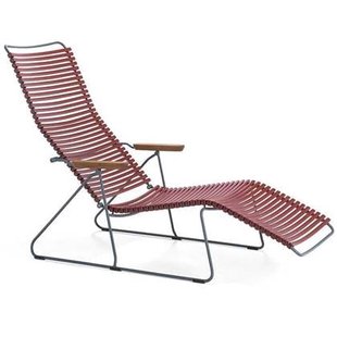 Click Sunlounger ligstoel Paprika