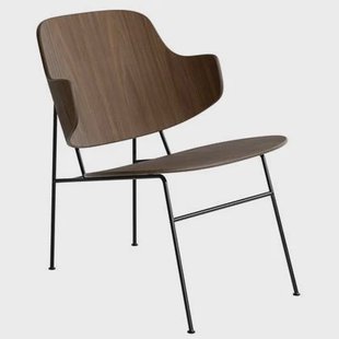 The Penguin fauteuil walnoot