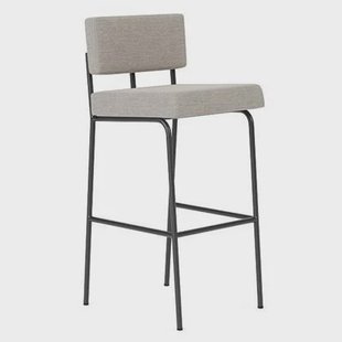 FÉST Monday barkruk 80 zwart Sydney 22 beige